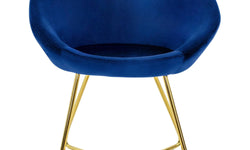 Set van 2 eetkamerstoelen Clair velvet