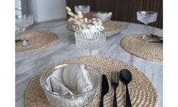 Set van 4 placemats Bombay jute