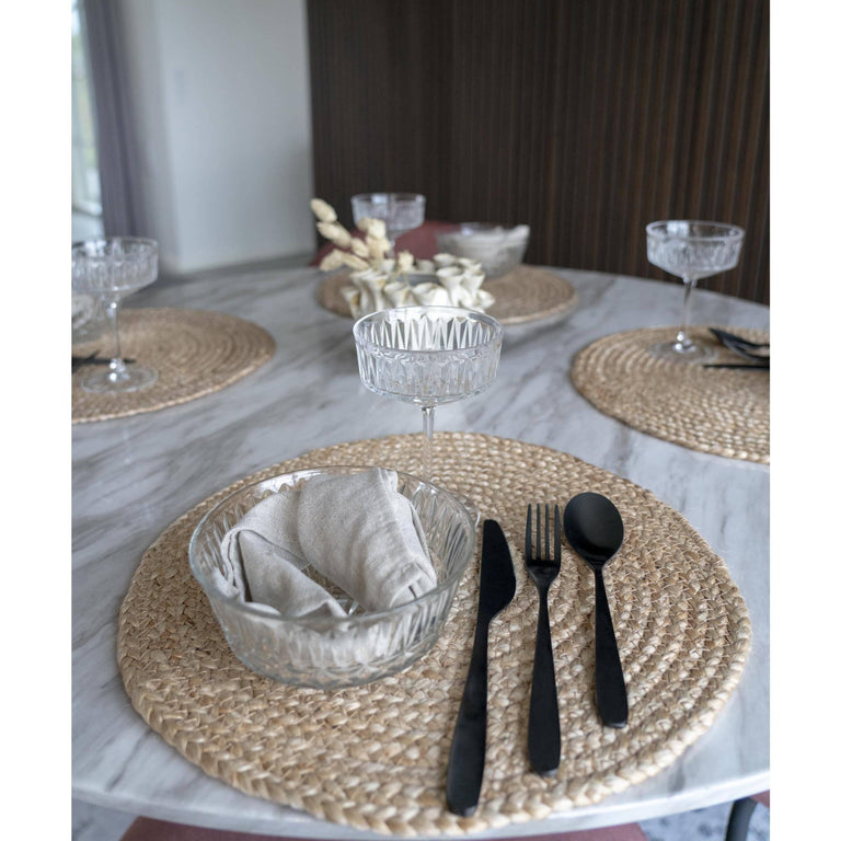 Set van 4 placemats Bombay jute