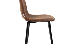 Set van 4 eetkamerstoelen Chloe kunstleer