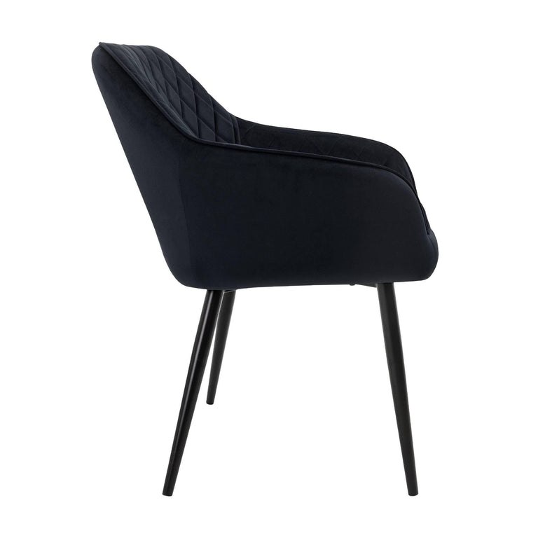 Set van 6 eetkamerstoelen Amino velvet