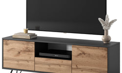 naduvi-collection-tv-meubel-mallory met verlichting-zwart-eikenfineer-kasten-meubels7