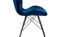 Set van 8 eetkamerstoelen Dane velvet