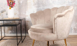 Fauteuil Feliz velvet