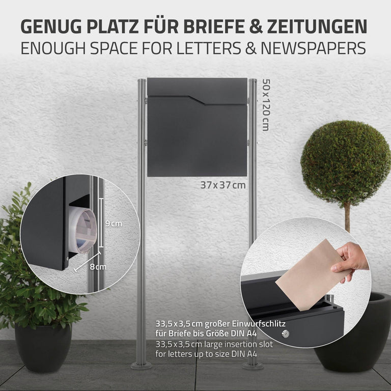 ml-design-staande-brievenbuspip-zwart-roestvrij-staal-tuinaccessoires-tuin-balkon_8153294