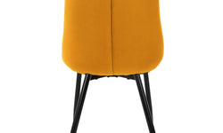 Set van 2 eetkamerstoelen Bea velvet