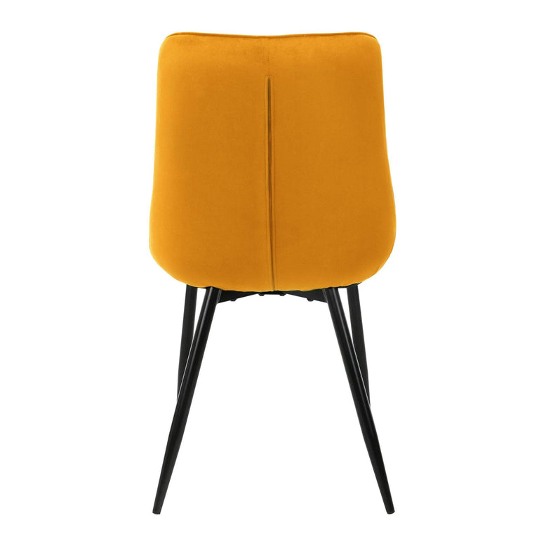 Set van 2 eetkamerstoelen Bea velvet