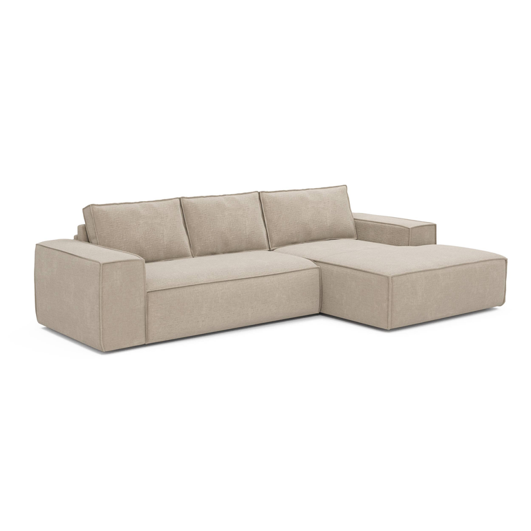 sia-home-hoekslaapbank-joanrechtsvelvet met dunlopillo matras-beige-geweven-fluweel (100% polyester)-banken-meubels5