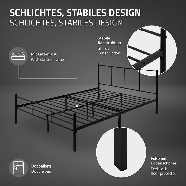 Bedframe Dallas 140 x 200 cm