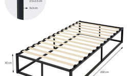 Bedframe Peter met matras 120 x 200 cm