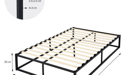 Bedframe Peter met matras 120 x 200 cm