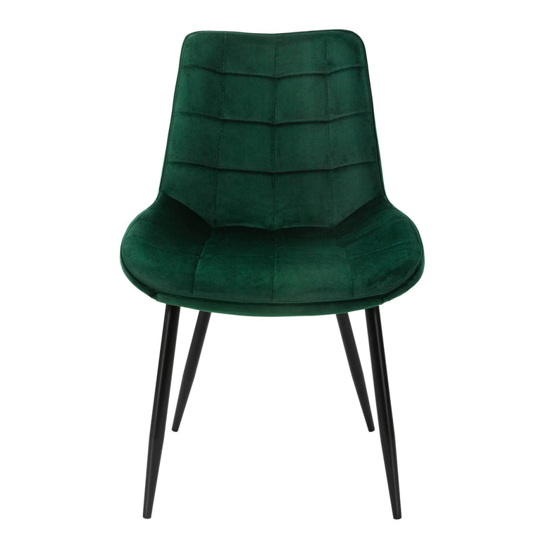 Set van 8 eetkamerstoelen Bea velvet