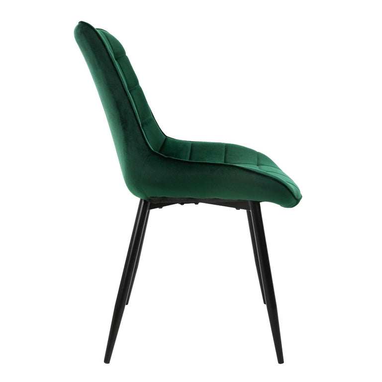 Set van 8 eetkamerstoelen Bea velvet