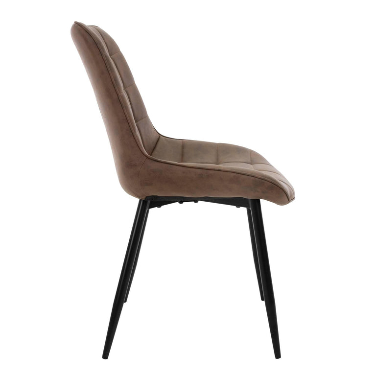 Set van 8 eetkamerstoelen Bea velvet