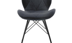 Set van 8 eetkamerstoelen Connor velvet