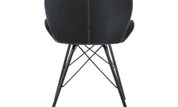 Set van 8 eetkamerstoelen Connor velvet