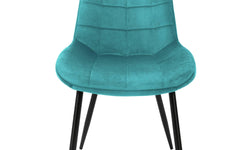 Set van 6 eetkamerstoelen Bea velvet