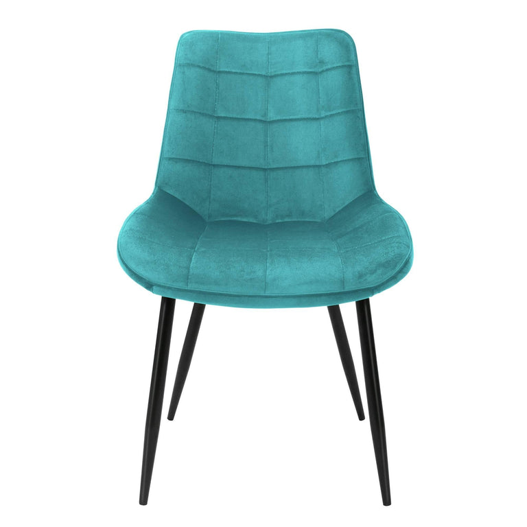 Set van 6 eetkamerstoelen Bea velvet