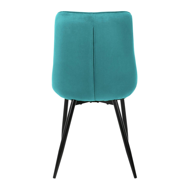 Set van 6 eetkamerstoelen Bea velvet