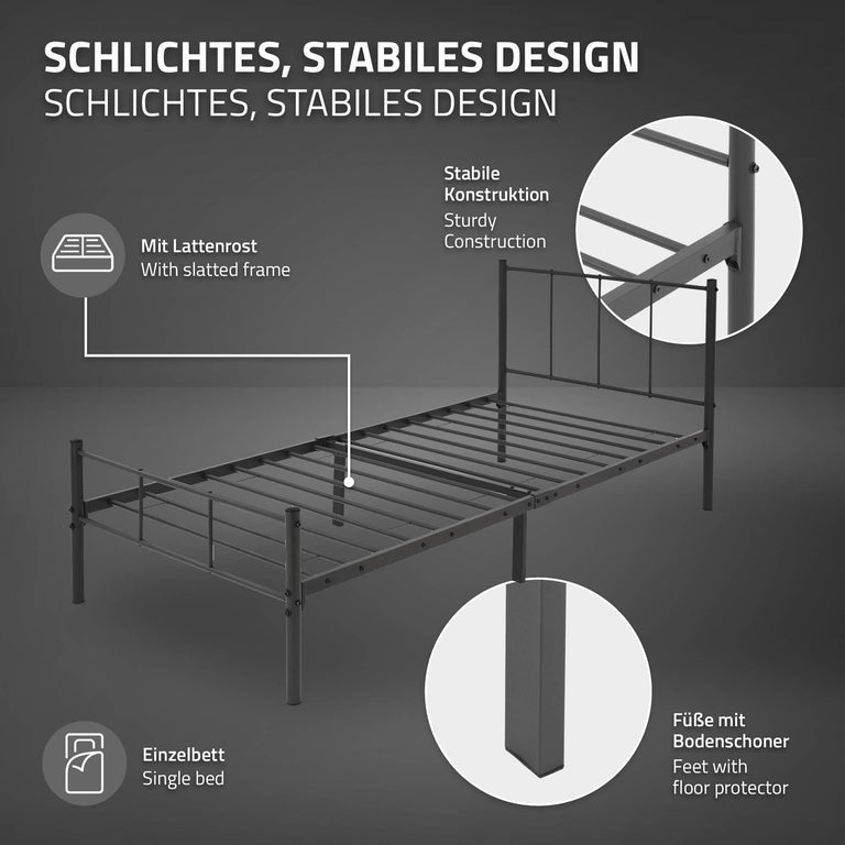 Bedframe Lesley 90 x 200 cm