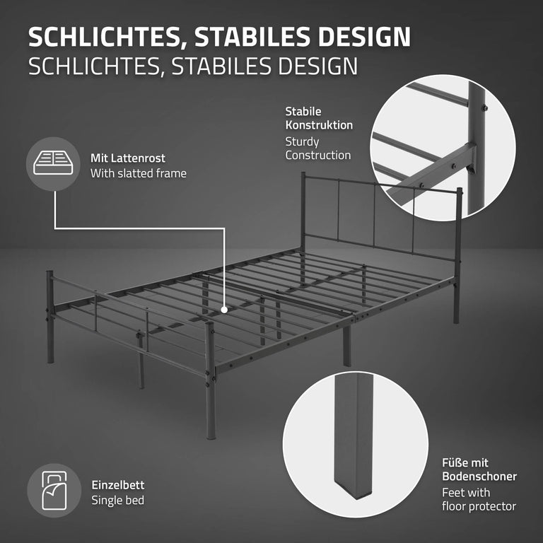 Bedframe Lesley 120 x 200 cm