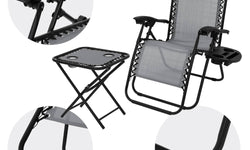 Ligstoel set Zero Gravity 3-delig