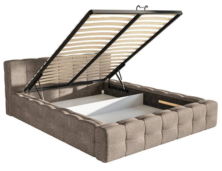 Tilly bedframe chenille met opbergvak 160 x 220 cm