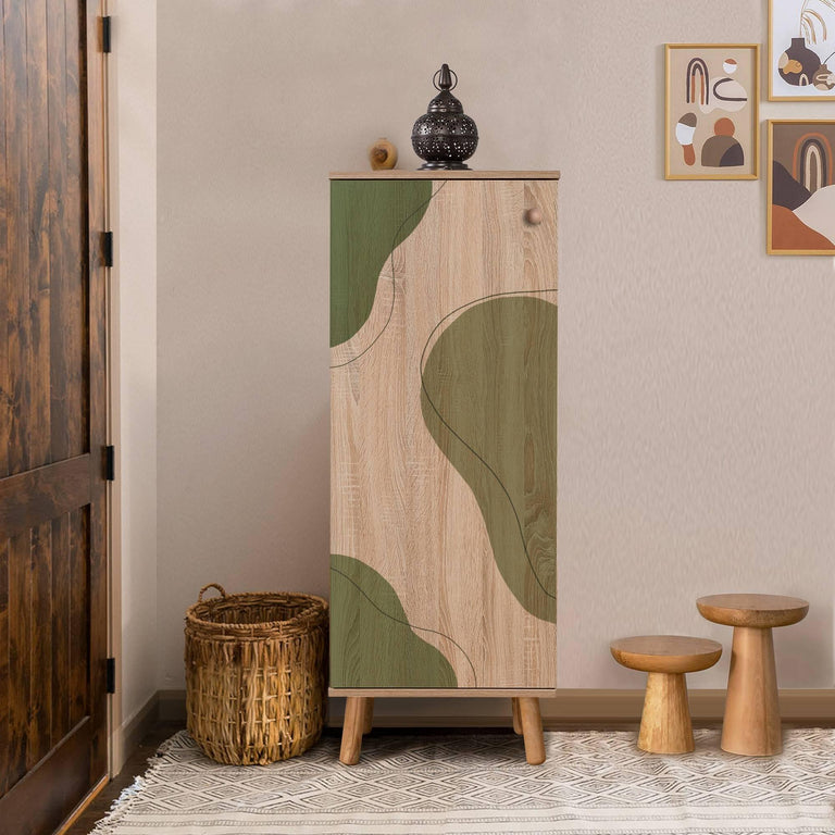 kalune-design-schoenenkast-vegas-groen-hout-kasten-meubels4