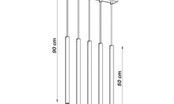 Hanglamp Pastelo 5-lichts