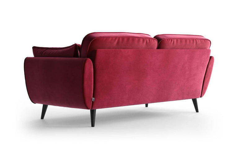 cozyhouse-3-zitsbank-zara-velvet-rood-zwart-192x93x84-velvet-banken-meubels4