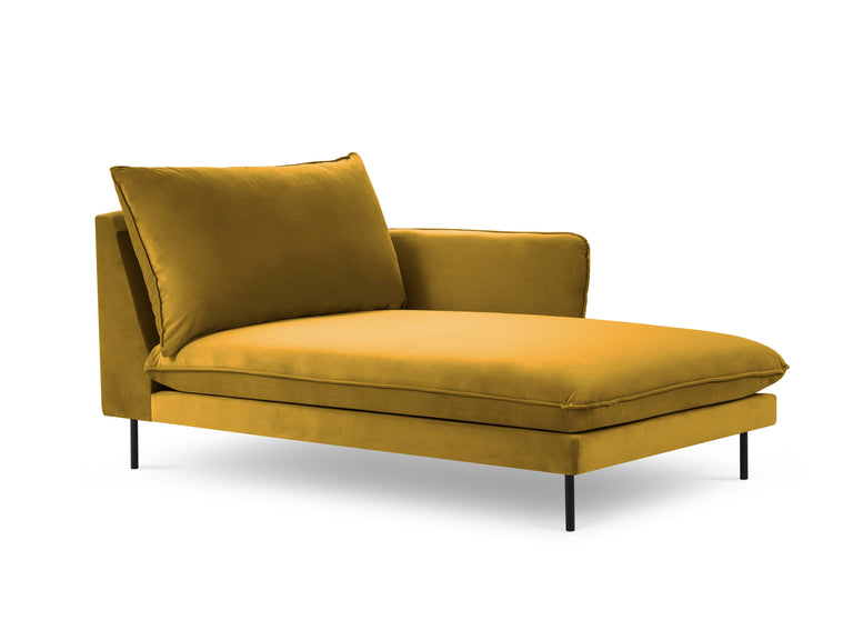 cosmopolitan-design-chaise-longue-vienna-hoek-rechts-velvet-geel-zwart-170x110x95-velvet-banken-meubels1