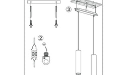 Hanglamp Lagos 2-lichts