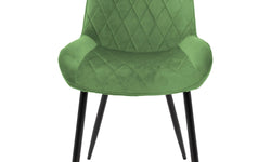 Set van 2 eetkamerstoelen Mana velvet