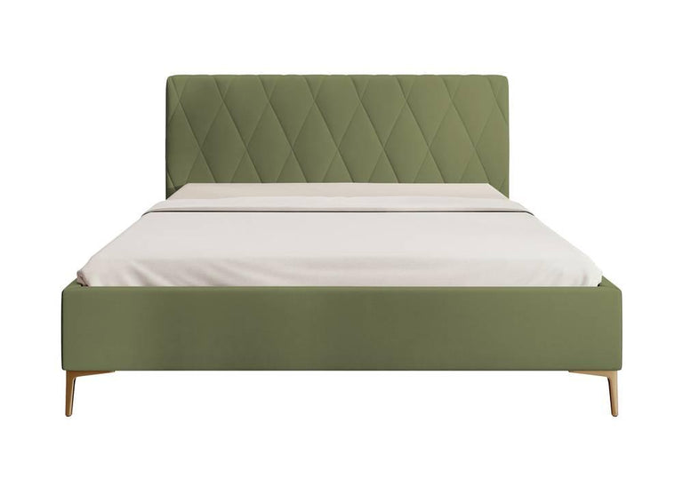 Bedframe Ticaro velvet 140 x 200 cm