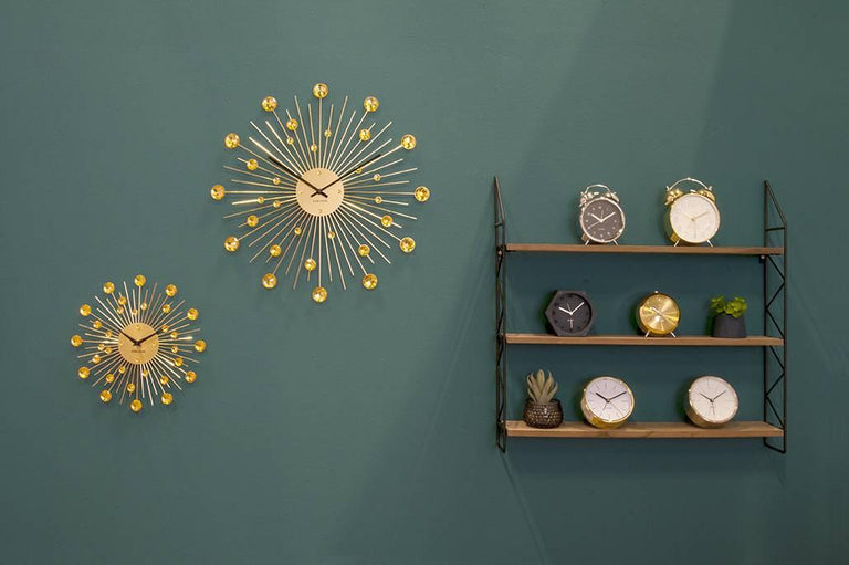 Wandklok Sunburst