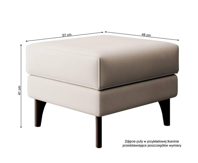 Hocker Casara velvet