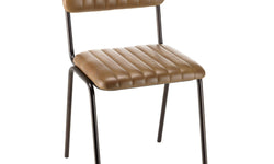 Set van 2 eetkamerstoelen Marcella leer