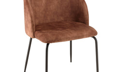 Set van 2 eetkamerstoelen Augustin velvet