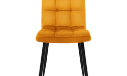 Set van 4 eetkamerstoelen Quinn velvet