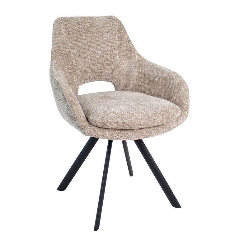 kick-collection-kick-eetkamerstoeljornchenille-champagne-chenille-stoelen- fauteuils-meubels1