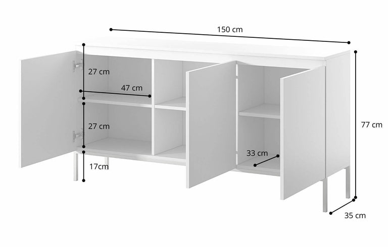 Dressoir Kate 3 deurs