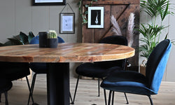 Eettafel Austin rond