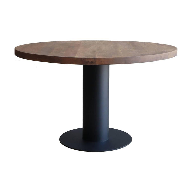 Onbehandelde eettafel German rond acaciahout