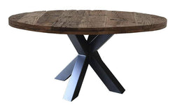 Eettafel Reno rond wagonhout