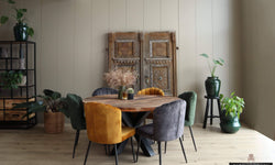 Eettafel Reno rond wagonhout