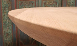 Onbehandelde eettafel Ylene eikenhout rond