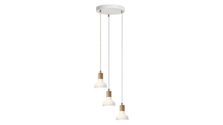 3-lichts hanglamp Holly