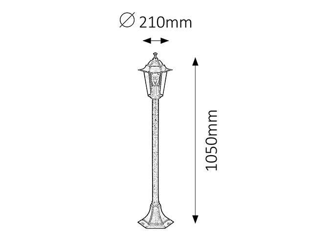 Buiten vloerlamp Velence