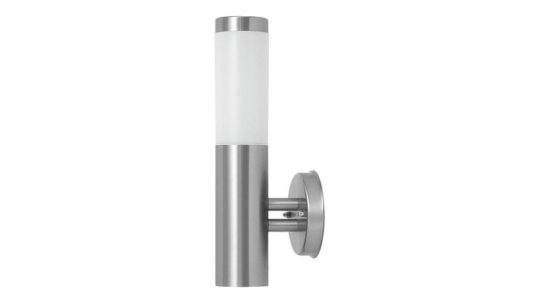 Buiten wandlamp Inox torch met muurbeugel