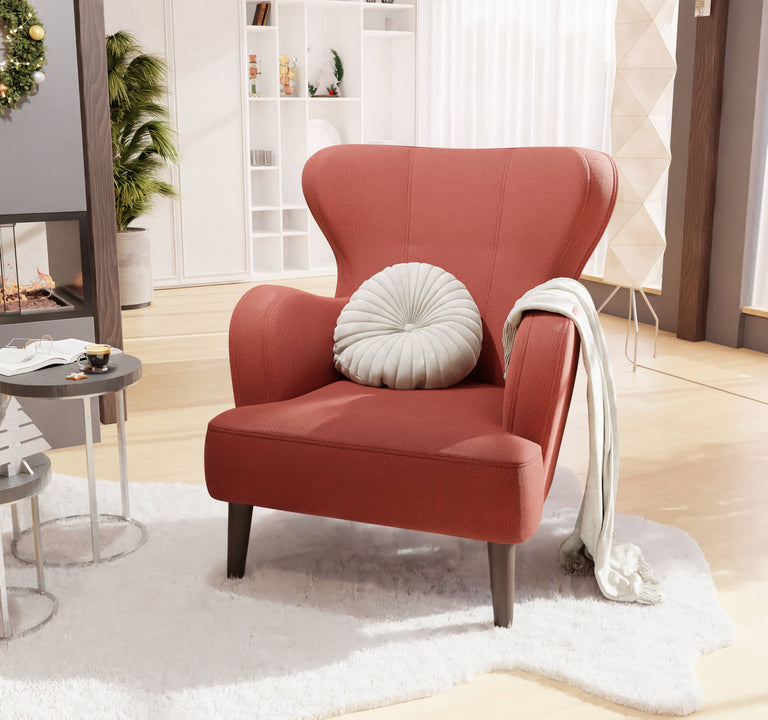 Fauteuil Lenna structuur stof